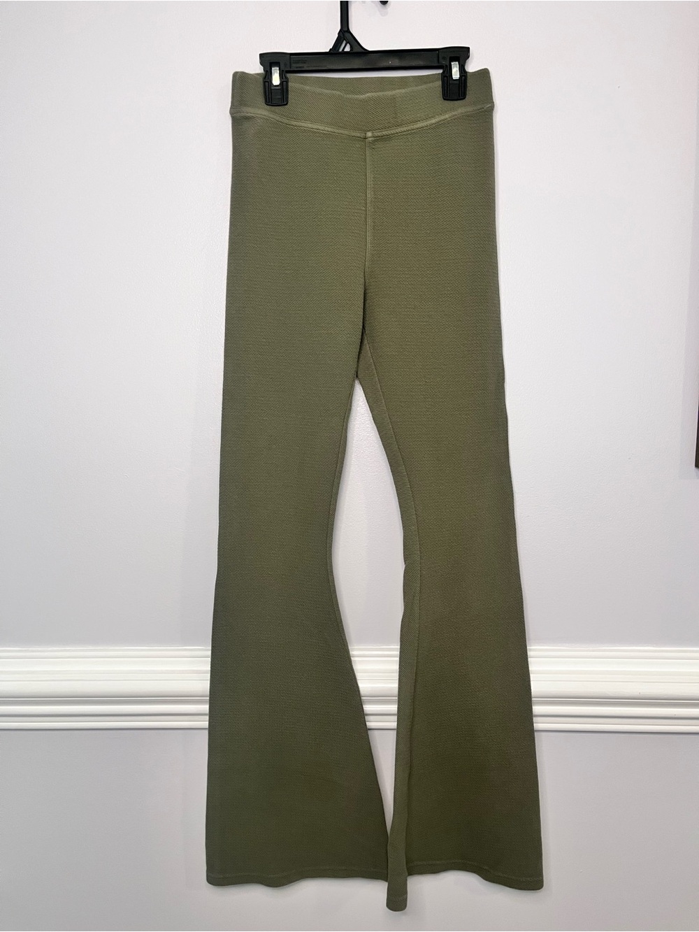 aerie Olive Green Flare Leggings